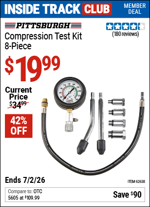 www.hfqpdb.com - PITTSBURGH COMPRESSION TEST KIT, 8-PIECE Lot No. 62638
