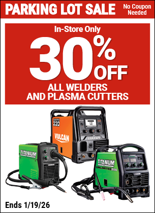 Harbor Freight 30 percent off coupon