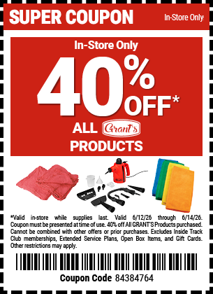 Harbor Freight 40 percent off coupon