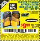 Harbor Freight Coupon WARRIOR TITANIUM DRILL BIT SET, 29-PIECE Lot No. 61637/62281 Expired: 11/5/15 - $9.99