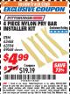 Harbor Freight ITC Coupon PITTSBURGH NYLON PRY BAR INSTALLER KIT, 4-PIECE Lot No. 63594 Expired: 8/31/17 - $4.99