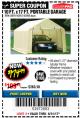 Harbor Freight Coupon COVERPRO 10 FT. X 17 FT. PORTABLE CAR CANOPY Lot No. 62860 Expired: 8/31/17 - $174.99