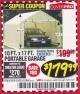 Harbor Freight Coupon COVERPRO 10 FT. X 17 FT. PORTABLE CAR CANOPY Lot No. 62860 Expired: 3/31/18 - $179.99