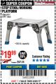 Harbor Freight Coupon HAUL-MASTER 18 IN. STEP STOOL WORKING PLATFORM Lot No. 66911 Expired: 8/20/17 - $19.99