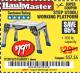 Harbor Freight Coupon HAUL-MASTER 18 IN. STEP STOOL WORKING PLATFORM Lot No. 66911 Expired: 12/11/17 - $19.99