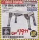 Harbor Freight Coupon HAUL-MASTER 18 IN. STEP STOOL WORKING PLATFORM Lot No. 66911 Expired: 1/31/18 - $19.99