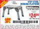 Harbor Freight Coupon HAUL-MASTER 18 IN. STEP STOOL WORKING PLATFORM Lot No. 66911 Expired: 5/12/15 - $24.99