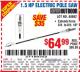 Harbor Freight Coupon PORTLAND 6.5 AMP, 9.5 IN. ELECTRIC POLE SAW Lot No. 56808/62896/63190 Expired: 7/25/15 - $64.99