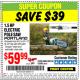 Harbor Freight Coupon PORTLAND 6.5 AMP, 9.5 IN. ELECTRIC POLE SAW Lot No. 56808/62896/63190 Expired: 9/25/16 - $59.99