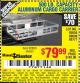 Harbor Freight Coupon HAUL-MASTER 500 LB. CAPACITY ALUMINUM CARGO CARRIER Lot No. 92655/60771 Expired: 8/17/15 - $79.99
