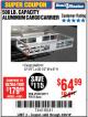 Harbor Freight Coupon HAUL-MASTER 500 LB. CAPACITY ALUMINUM CARGO CARRIER Lot No. 92655/60771 Expired: 3/26/18 - $64.99