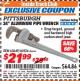 Harbor Freight ITC Coupon PITTSBURGH 24 IN. ALUMINUM PIPE WRENCH Lot No. 63649 Expired: 7/31/17 - $21.99