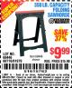 Harbor Freight Coupon CENTRAL MACHINERY 31 IN. PVC FOLDING SAWHORSE, 350 LB. CAPACITY Lot No. 61979 Expired: 4/11/15 - $9.99