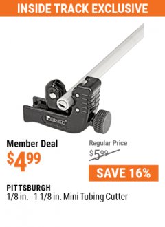 Harbor Freight ITC Coupon PITTSBURGH 1/8 IN. Lot No. 92878 Expired: 7/29/21 - $4.99