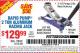Harbor Freight Coupon PITTSBURGH 2 TON LOW-PROFILE ALUMINUM RACING FLOOR JACK WITH RAPID PUMP Lot No. 64542 Expired: 6/20/15 - $129.99