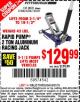 Harbor Freight Coupon PITTSBURGH 2 TON LOW-PROFILE ALUMINUM RACING FLOOR JACK WITH RAPID PUMP Lot No. 64542 Expired: 8/31/15 - $129.99