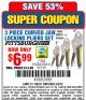 Harbor Freight Coupon PITTSBURGH CURVED JAW LOCKING PLIERS SET, 3-PIECE Lot No. 64036/91684/61249 Expired: 3/9/15 - $6.99