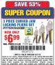 Harbor Freight Coupon PITTSBURGH CURVED JAW LOCKING PLIERS SET, 3-PIECE Lot No. 64036/91684/61249 Expired: 4/27/15 - $6.99