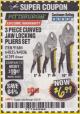Harbor Freight Coupon PITTSBURGH CURVED JAW LOCKING PLIERS SET, 3-PIECE Lot No. 64036/91684/61249 Expired: 4/30/18 - $6.99