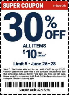 Harbor Freight Coupon 30 percent off coupon expires: 6/28/26