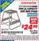Harbor Freight ITC Coupon PITTSBURGH 1000 LB. CAPACITY DIRT BIKE STAND Lot No. 67151 Expired: 9/30/15 - $24.99