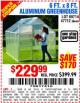 Harbor Freight Coupon ONE STOP GARDENS 6 FT. X 8 FT. GREENHOUSE Lot No. 47712/63354 Expired: 10/21/15 - $229.99