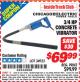 Harbor Freight ITC Coupon CHICAGO ELECTRIC 3/4 HP CONCRETE VIBRATOR Lot No. 34923 Expired: 7/31/15 - $69.99