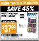 Harbor Freight ITC Coupon STOREHOUSE 400 FT. WIRE SPOOL RACK Lot No. 61527 Expired: 6/23/15 - $37.99