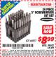 Harbor Freight ITC Coupon WARRIOR 3 IN. SCREWDRIVER BIT SET, 36-PIECE Lot No. 68817 Expired: 4/30/15 - $8.99