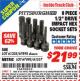 Harbor Freight ITC Coupon PITTSBURGH PRO 1/2 IN. DRIVE IMPACT HEX SOCKET SET, 8-PIECE Lot No. 67893/67895 Expired: 4/30/16 - $21.99